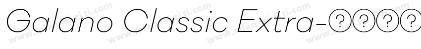 Galano Classic Extra字体转换